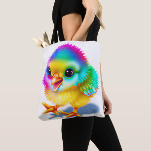 Tote Bag Poulet Bébé Coloré