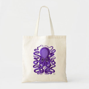 Tote Bag Poulpe pourpre