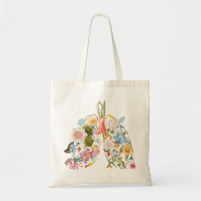Tote Bag Poumons floraux (Devant)