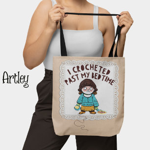 Tote Bag Poupée Crochet mignonne, Crochet drôle