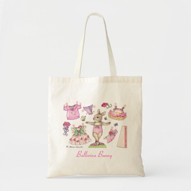 Tote Bag Poupée de papier Fourre-tout (Devant)