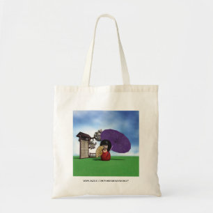 Tote Bag Poupée Kokeshi Japonaise Art Cerisier en Fleur