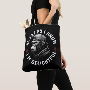Tote Bag Pour autant que je sache, je suis un délicieux sin