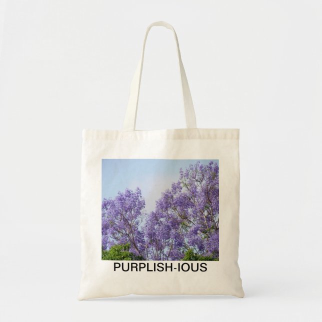 Tote Bag Pour l'amour du pourpre (Devant)