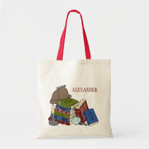 Tote Bag Pour Les Lecteurs De Mystères Livres Illustrés