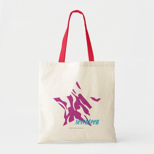 Tote Bag Pourpre 4 de zèbre (Devant)
