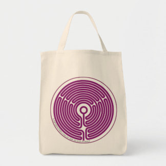 Tote Bag pourpre de circuit des tiers 11 de labyrinthe