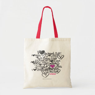 Tote Bag Pourpre de graffiti