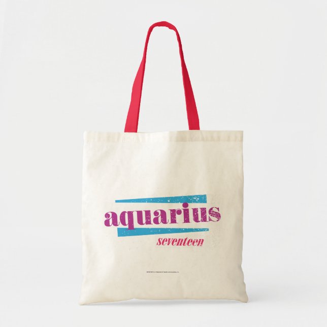 Tote Bag Pourpre de Verseau (Devant)