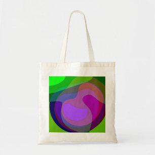Tote Bag Pourpre Et Vert 403