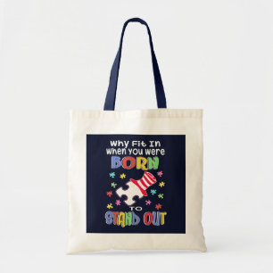 Tote Bag Pourquoi vous êtes né pour dénoncer l'autisme