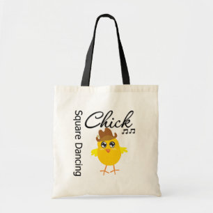 Tote Bag Poussin de danse carrée