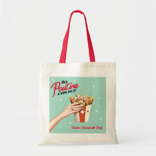 Tote Bag Poutine un anneau sur elle! Cadeau de la Bachelore