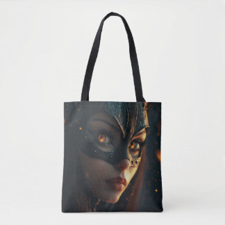 Tote Bag Powa fille et chat