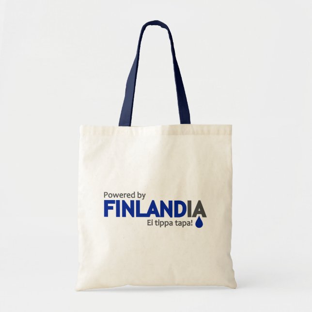 Tote Bag Powered by Finlandia bag - choisir le style (Devant)