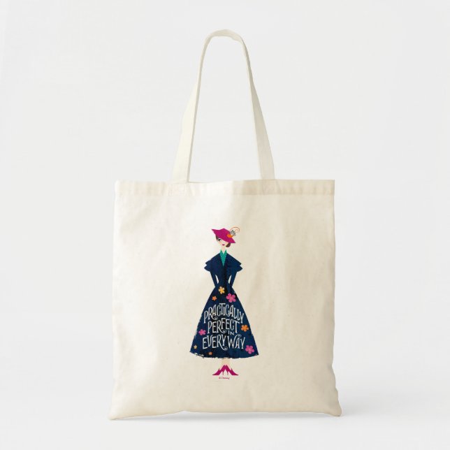 Tote Bag Pratiquement parfait de toutes les manières (Devant)