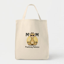 Pratiquer la patience | Maman girafe zen drôle