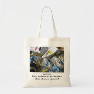 Tote Bag Précaution : Artiste Adicted aux