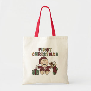 Tote Bag Premiers T-shirts et cadeaux pour filles de Noël