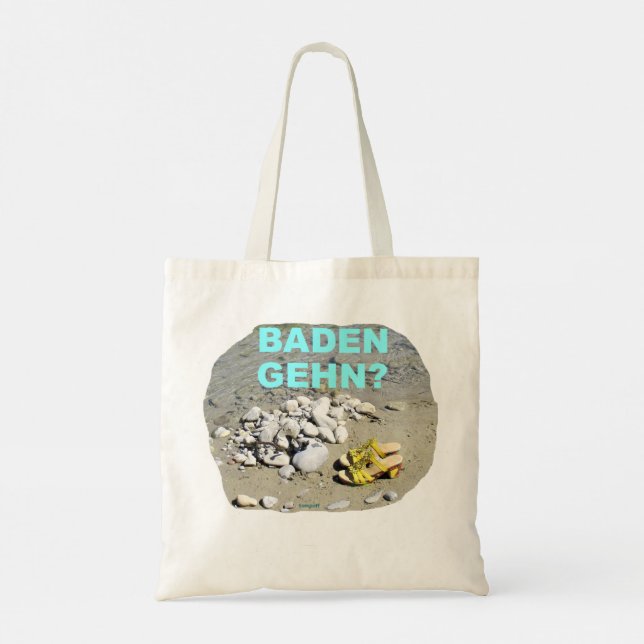 Tote Bag Prendre un bain ? - (Dos)