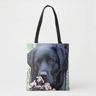 Tote Bag Prenez du temps - Black Lab - Black Labrador
