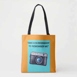TOTE BAG PRENEZ UNE CAPTURE D'ÉCRAN POUR VOUS SOUVENIR DE M