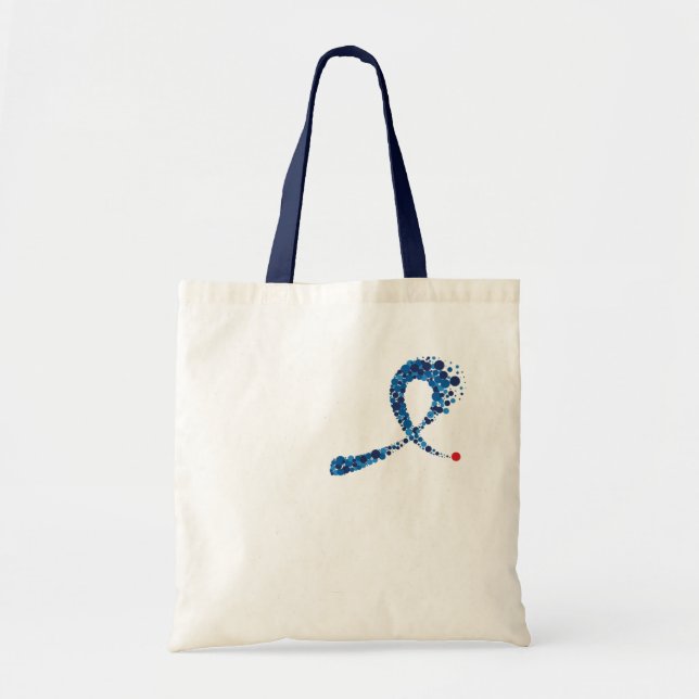 Tote Bag Préparation de la colonoscopie/sensibilisation au  (Devant)