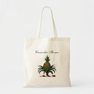 Tote Bag Préppy Heraldic Crest couleur ananas RWT