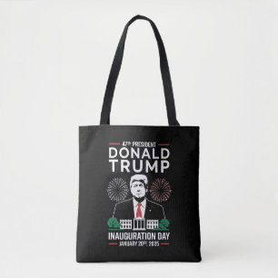 Tote Bag Président 47 D J Trump Jour d'investiture Jan 2025