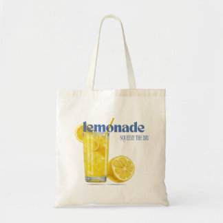 Tote Bag "Presse Le Jour" Lemonade Aquarelle Été