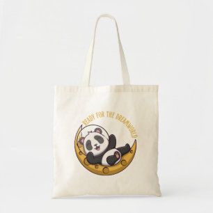 Tote Bag Prêt pour le monde des rêves Bonjour petit panda e