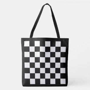 Tote Bag Prêt pour les Checkers ou les échecs en tout temps