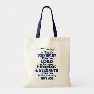 Tote Bag Prière de guerrier...RA