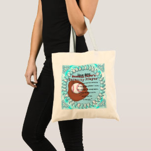 Tote Bag Prière de sérénité de baseball