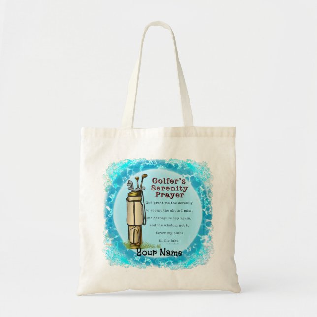 Tote Bag Prière des golfeurs (Devant)