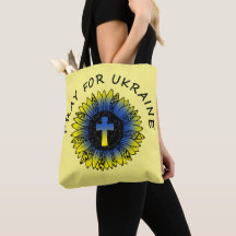 Priez pour Ukraine Tournesol et Croix