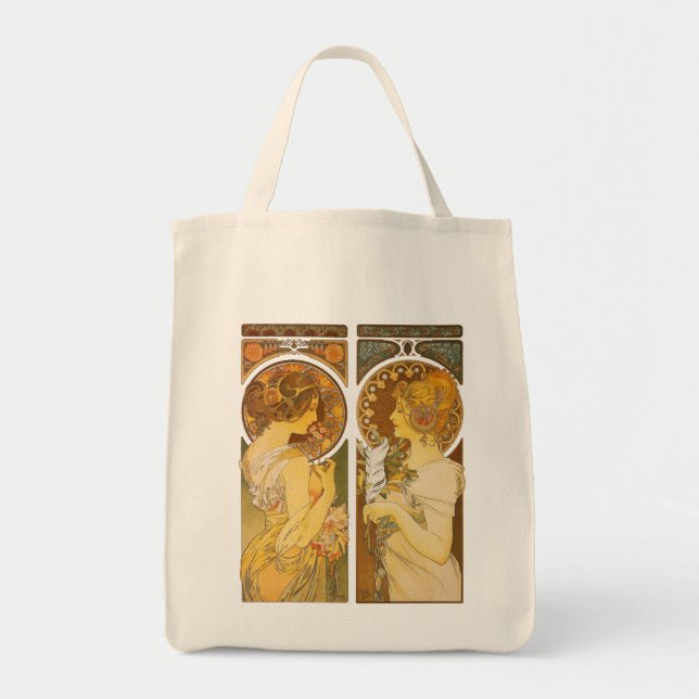 Tote Bag Primevère et cannette (Devant)