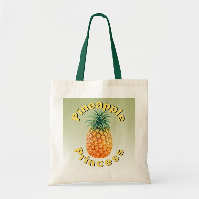 Tote Bag Princesse à l'ananas (Devant)