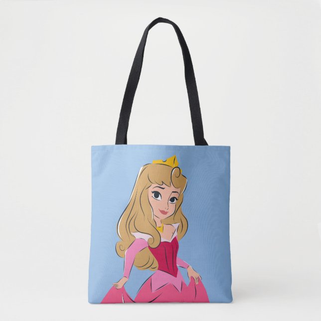 Tote Bag Princesse Aurora Plutôt en rose (Devant)