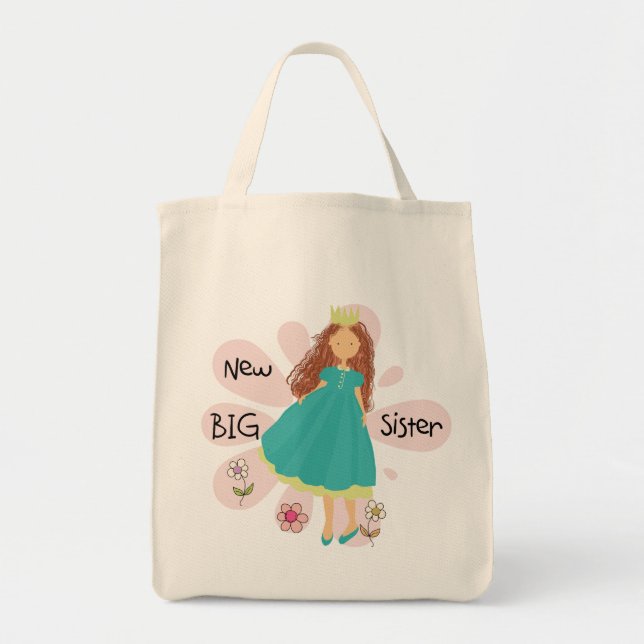 Tote Bag Princesse Big Soeur Cheveux Brown (Devant)