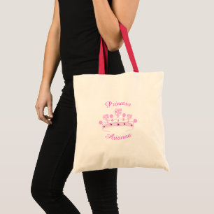 Tote Bag Princesse Couronne personnalisée