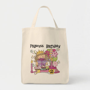Tote Bag Princesse de fête 2e anniversaire Tshirts et cadea