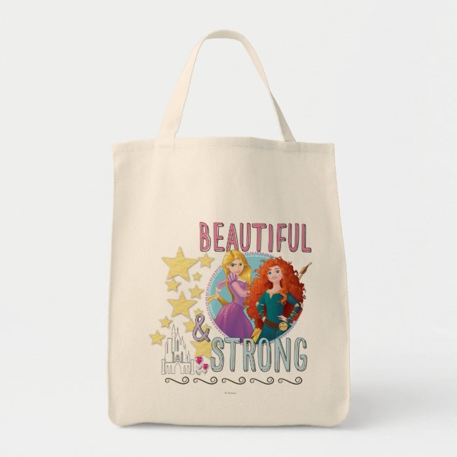Tote Bag Princesse Disney | Rapunzel et Merida (Devant)