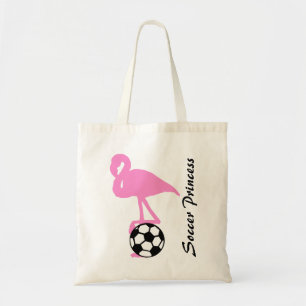 Tote Bag Princesse Flamant rose rose Filles de soccer Perso