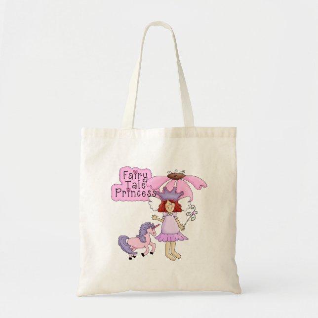 Tote Bag Princesse rousse de conte de fées (Devant)