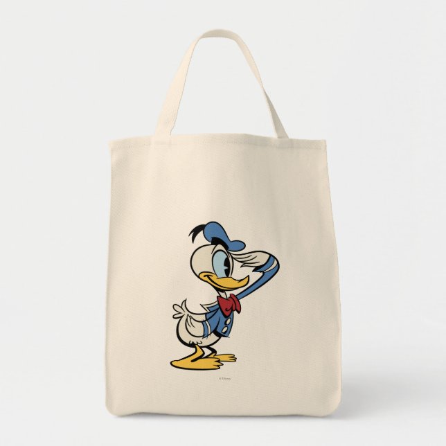 Tote Bag Principaux raccourcis Mickey | Donald Duck Salute (Devant)