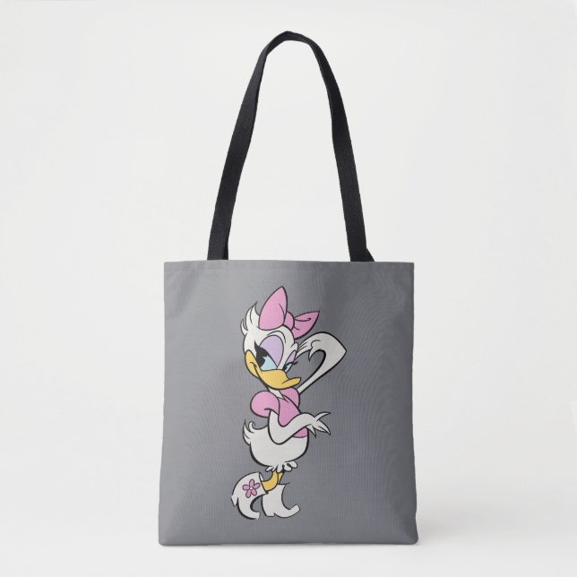 Tote Bag Principaux raccourcis Mickey | Fleurs marguerites (Devant)