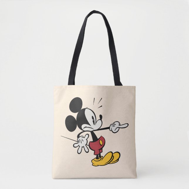 Tote Bag Principaux raccourcis Mickey | Mickey Pointing Out (Devant)