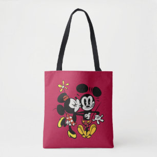 Tote Bag Principaux raccourcis Mickey Minnie Kissing Mick