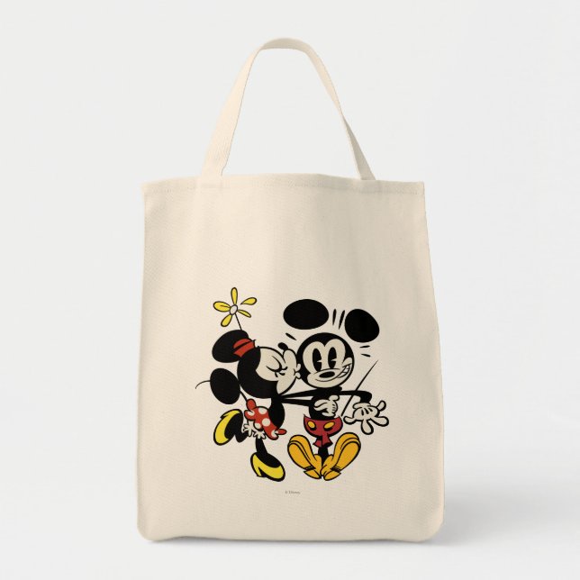 Tote Bag Principaux raccourcis Mickey | Minnie Kissing Mick (Devant)